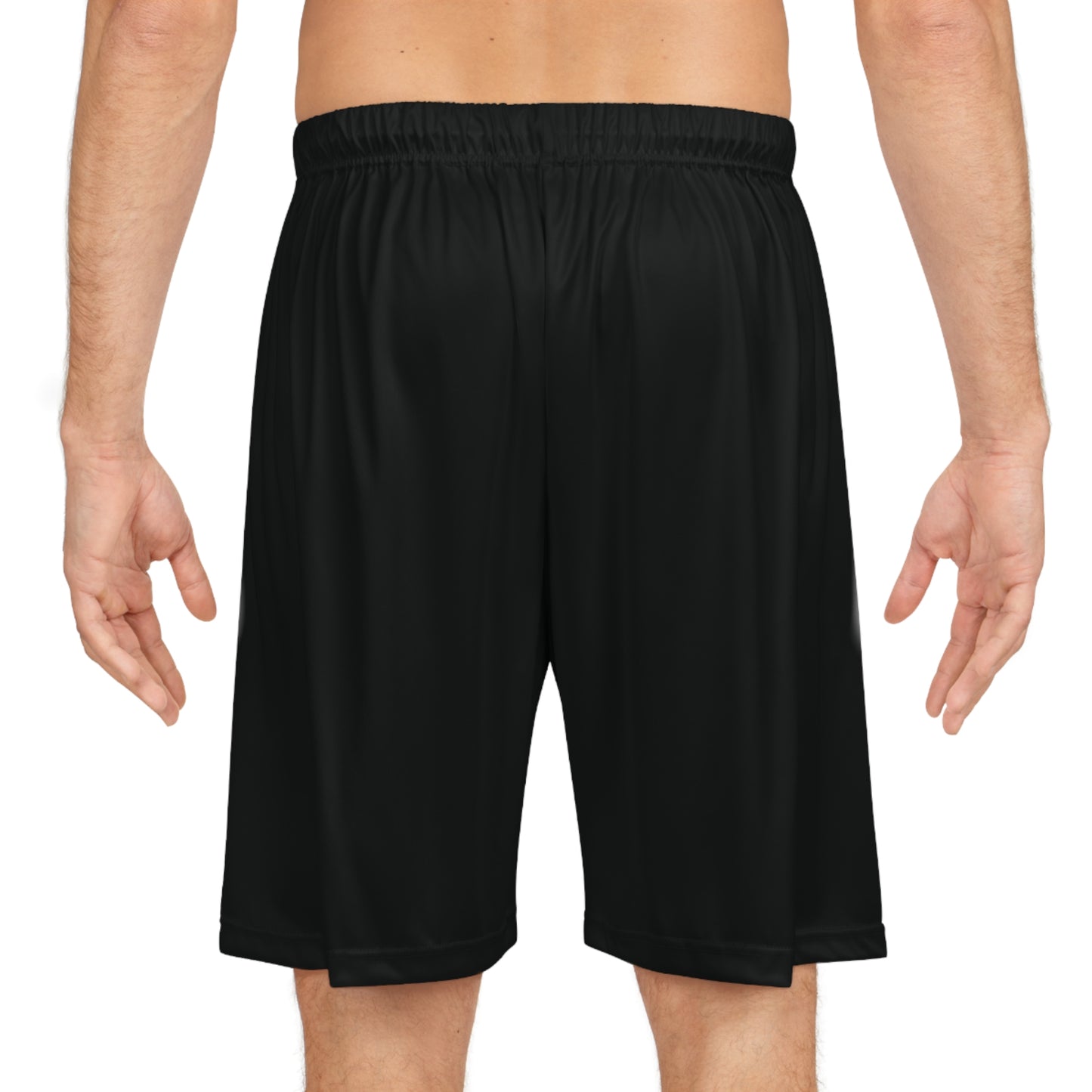 HF Black Basketball Shorts (AOP)