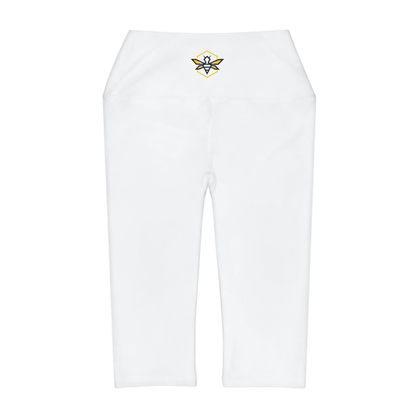 White Yoga Capri Leggings