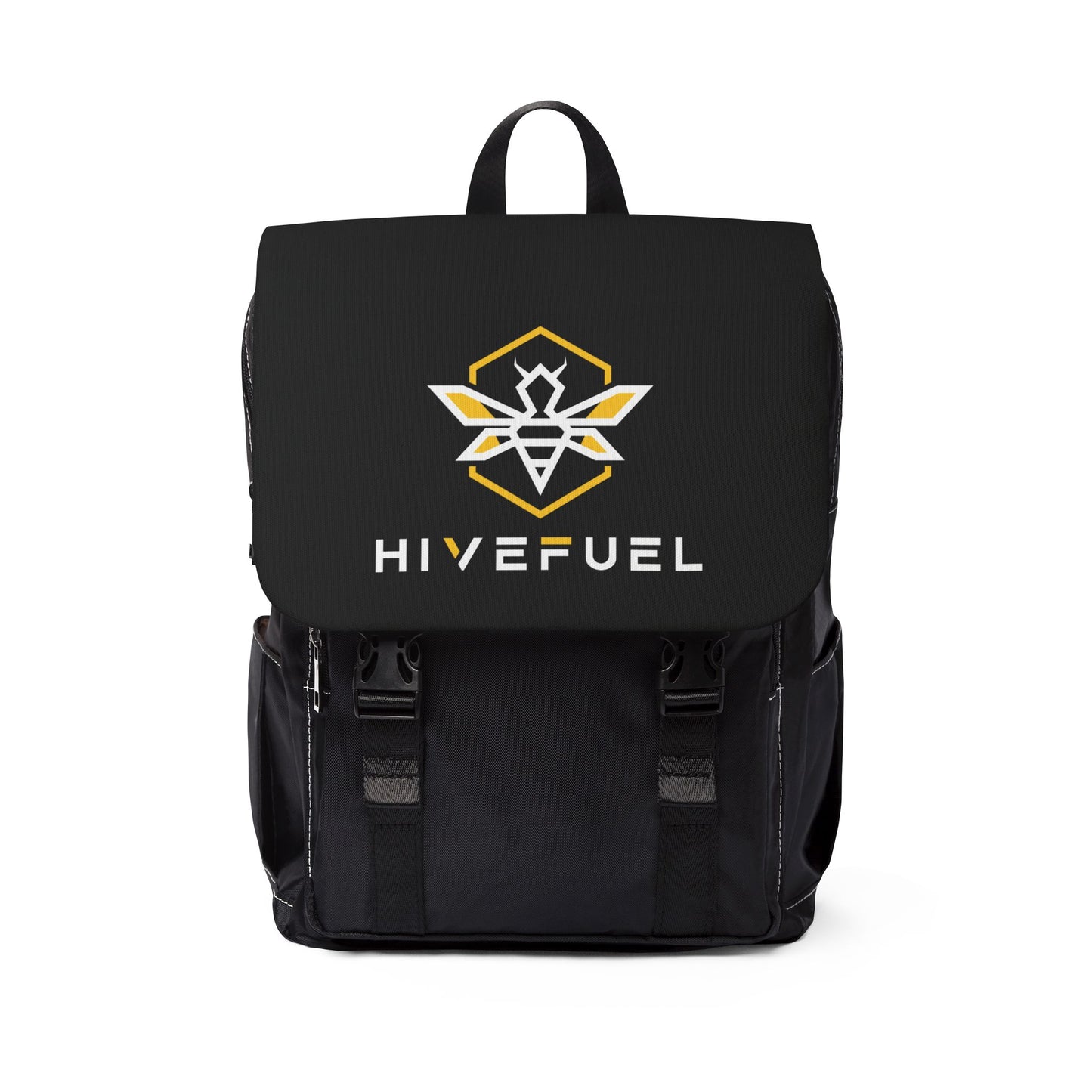 Bee Small Unisex Casual Black Backpack