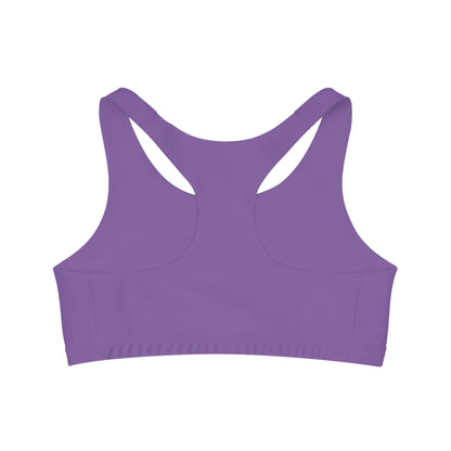 Purple Seamless Sports Bra