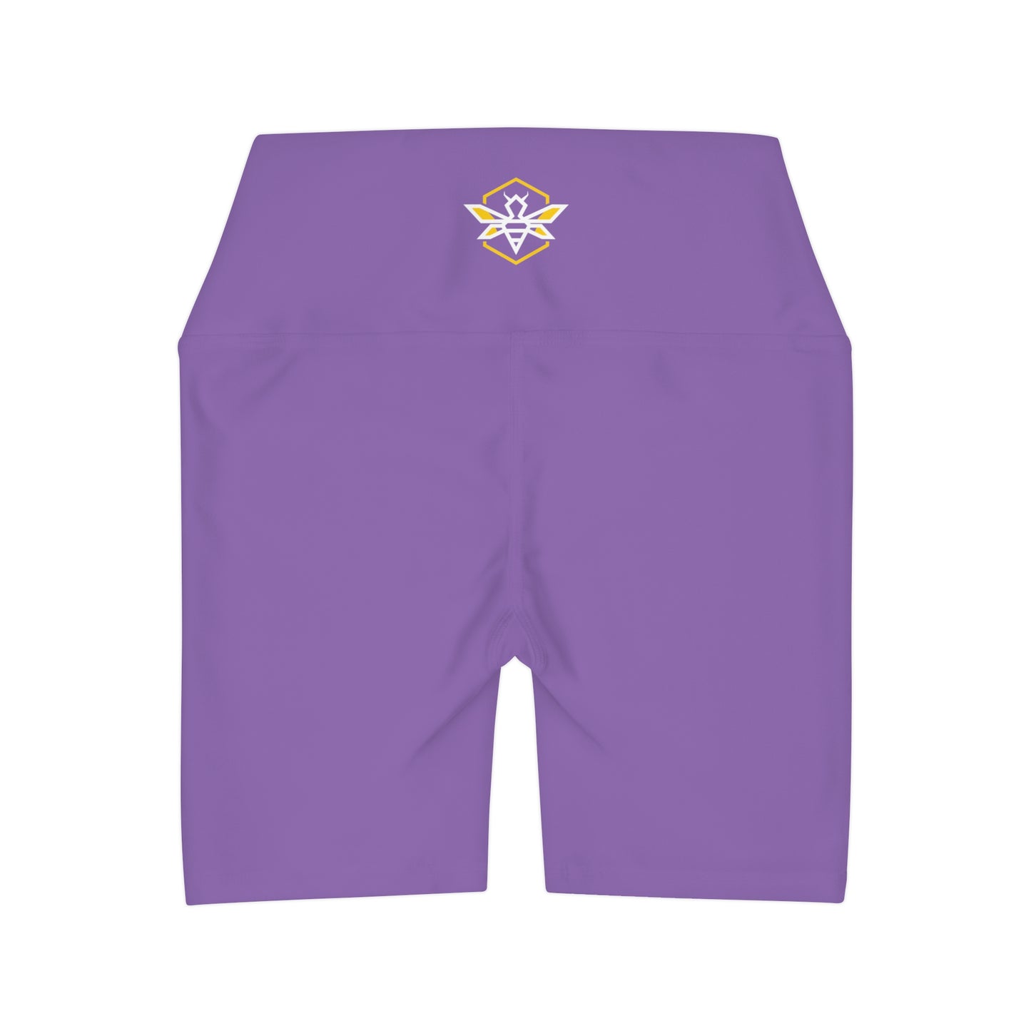 Purple High Waisted Yoga Shorts