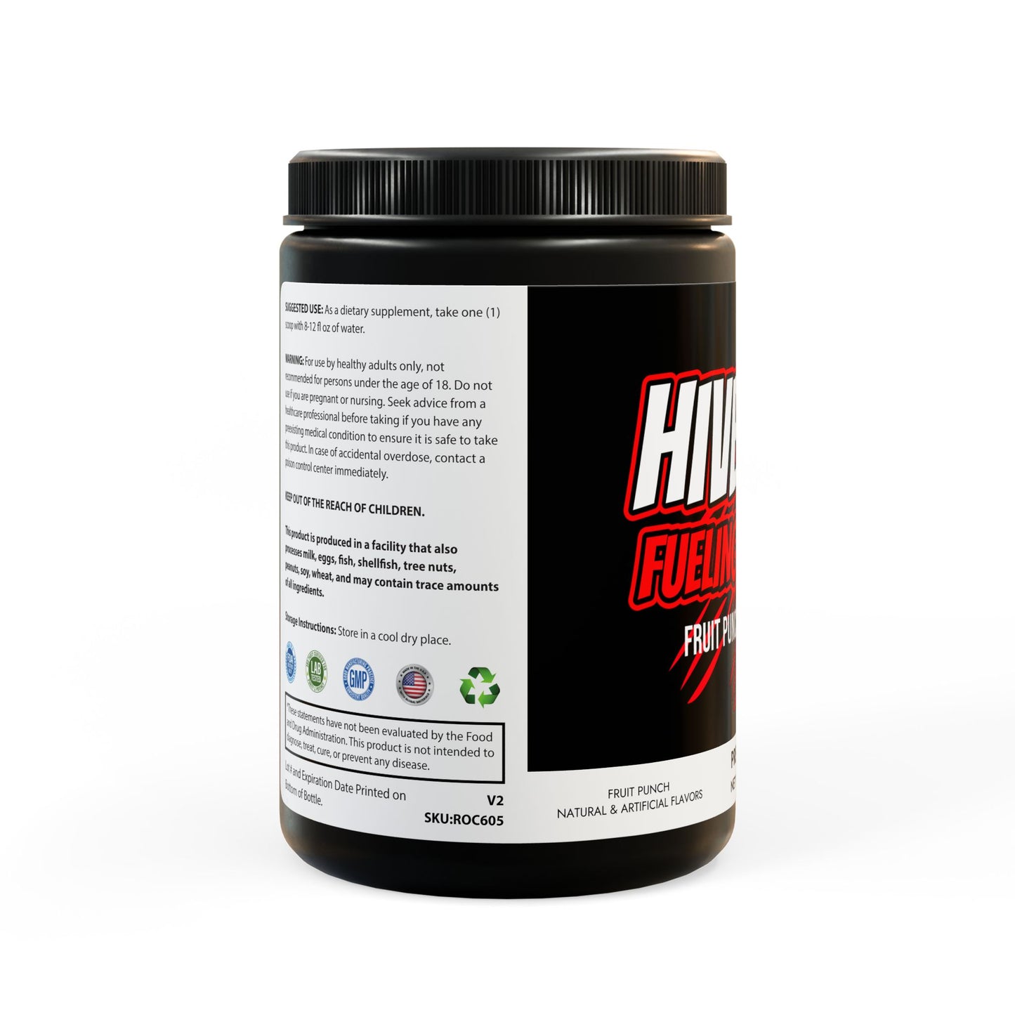 Hive Fuel Pre-Workout Supplement Fruit Punch