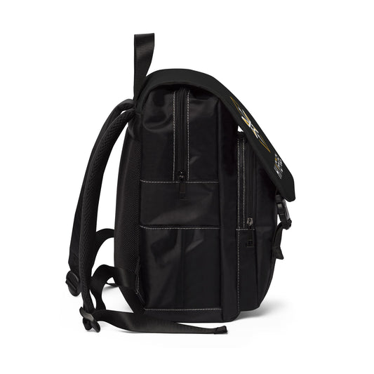 Bee Small Unisex Casual Black Backpack