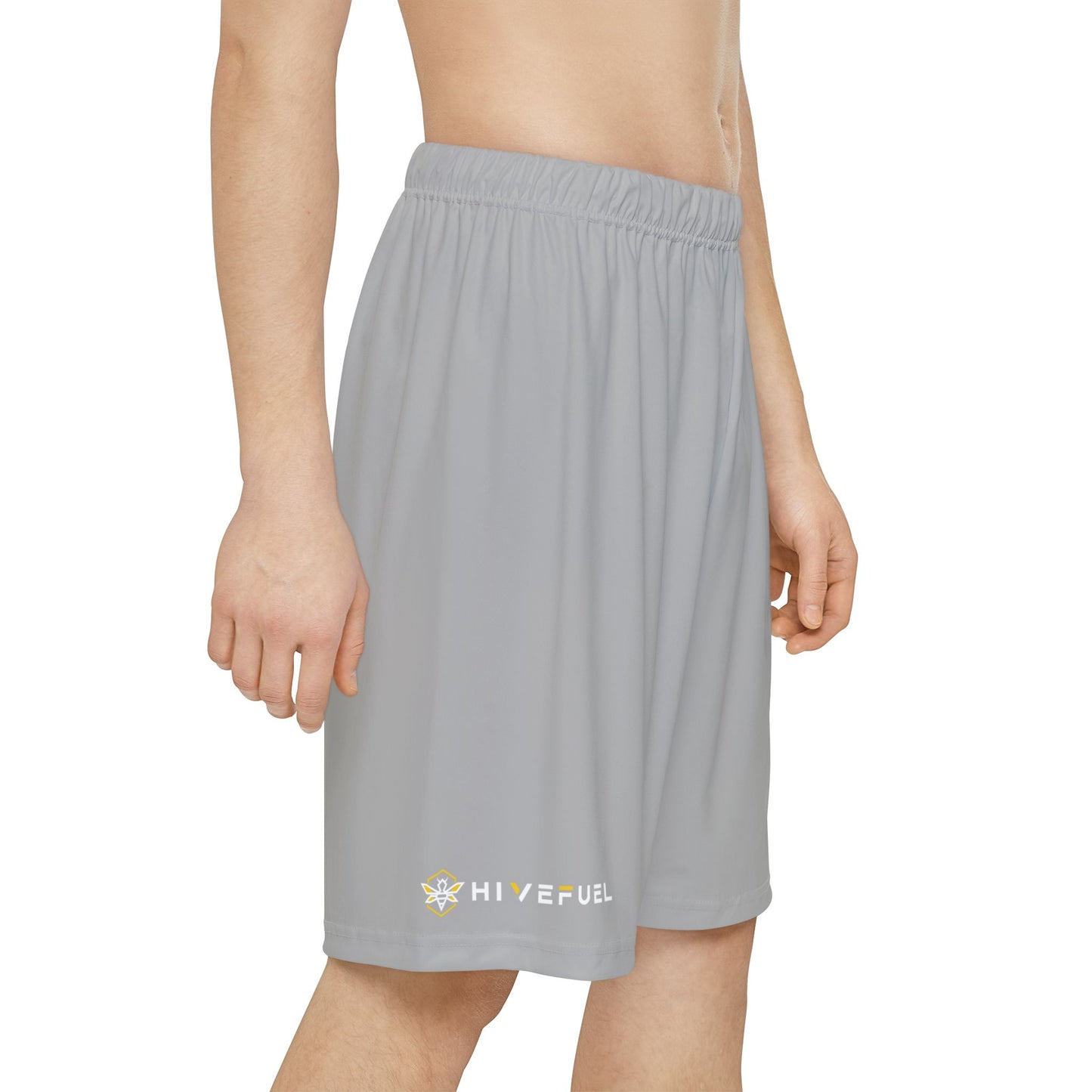 Hive Fuel Men’s Sports Shorts Grey (AOP)