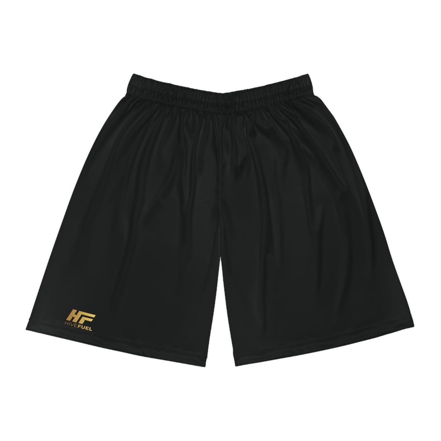 HF Black Basketball Shorts (AOP)