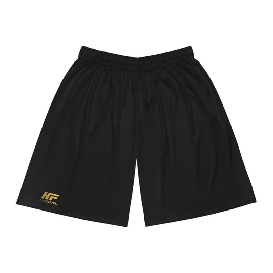 HF Black Basketball Shorts (AOP)