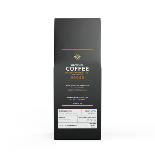 Hive Fuel Coffee Blend (Medium-Dark Roast)