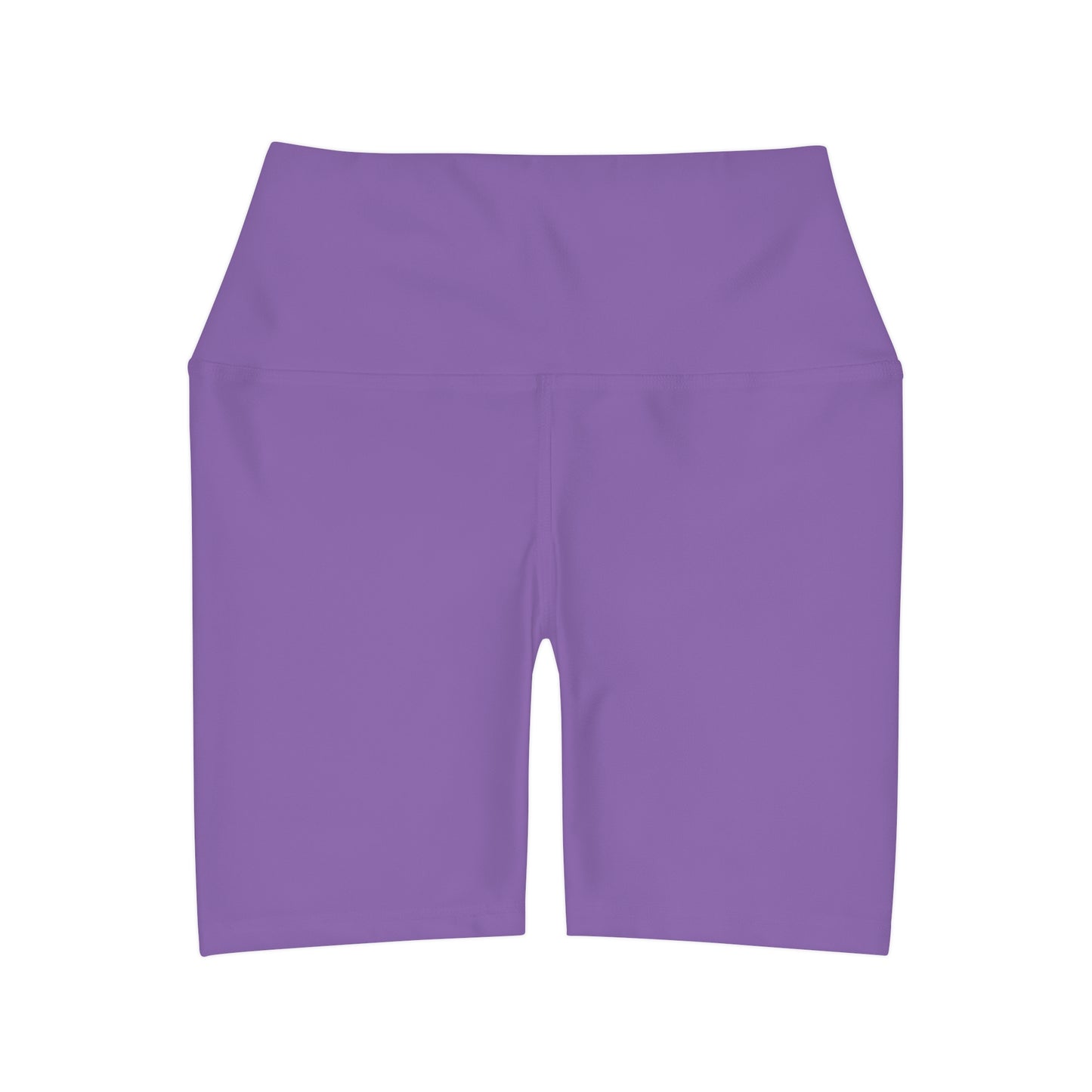 Purple High Waisted Yoga Shorts