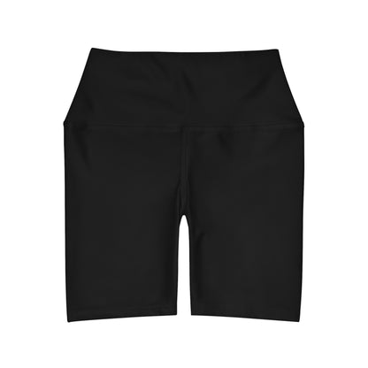 Black High Waisted Yoga Shorts