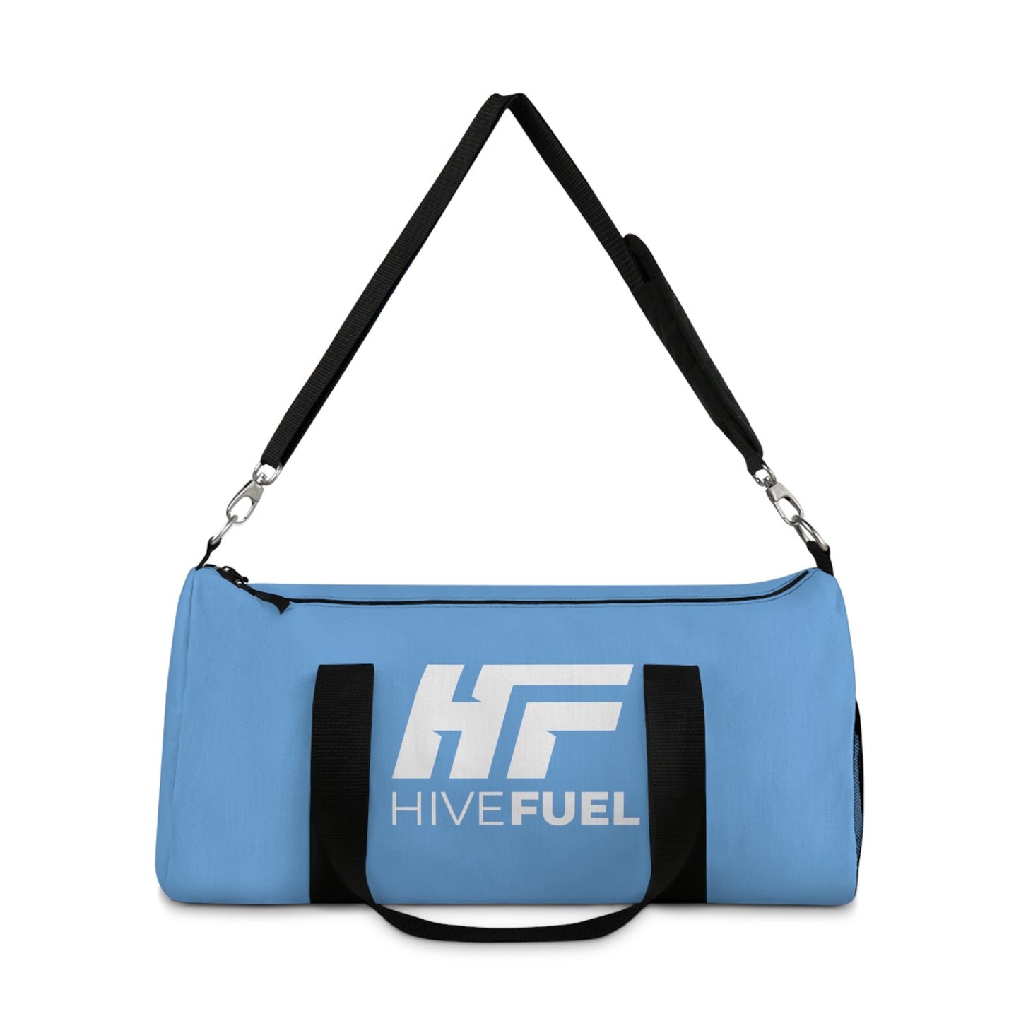 Light Blue Gym Duffel Bag