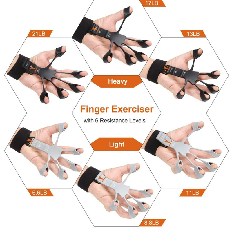 Silicone Finger Grip Device Stretcher