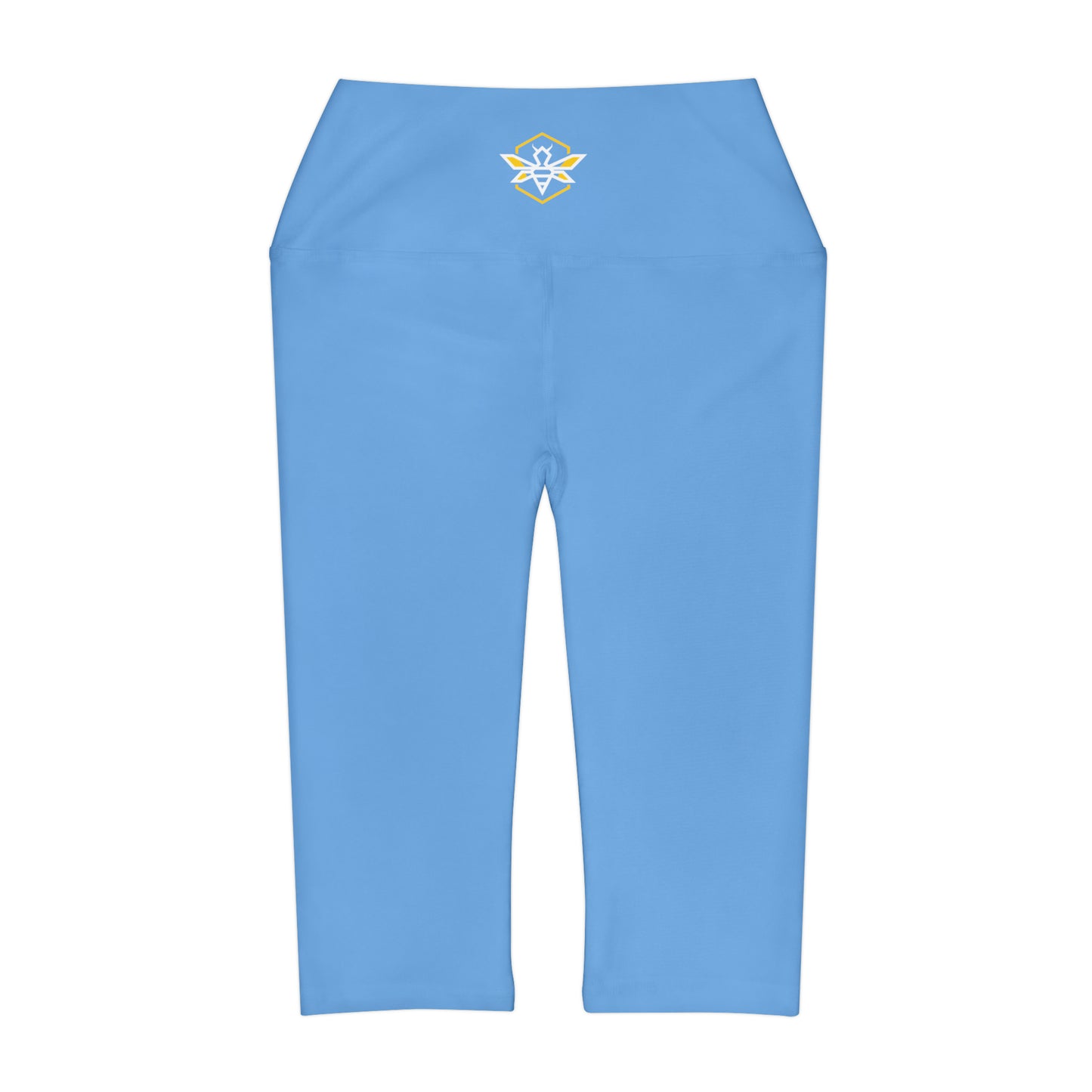 Blue Yoga Capri Leggings