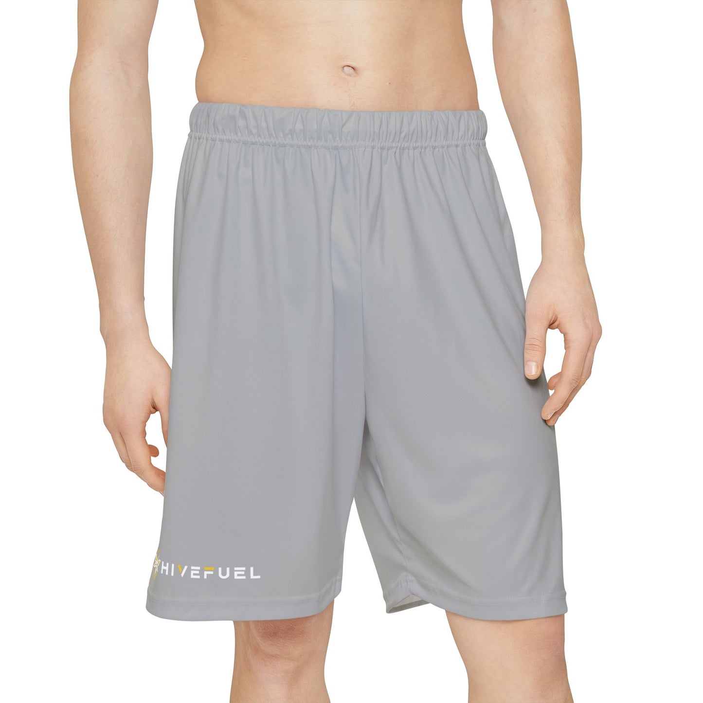 Hive Fuel Men’s Sports Shorts Grey (AOP)