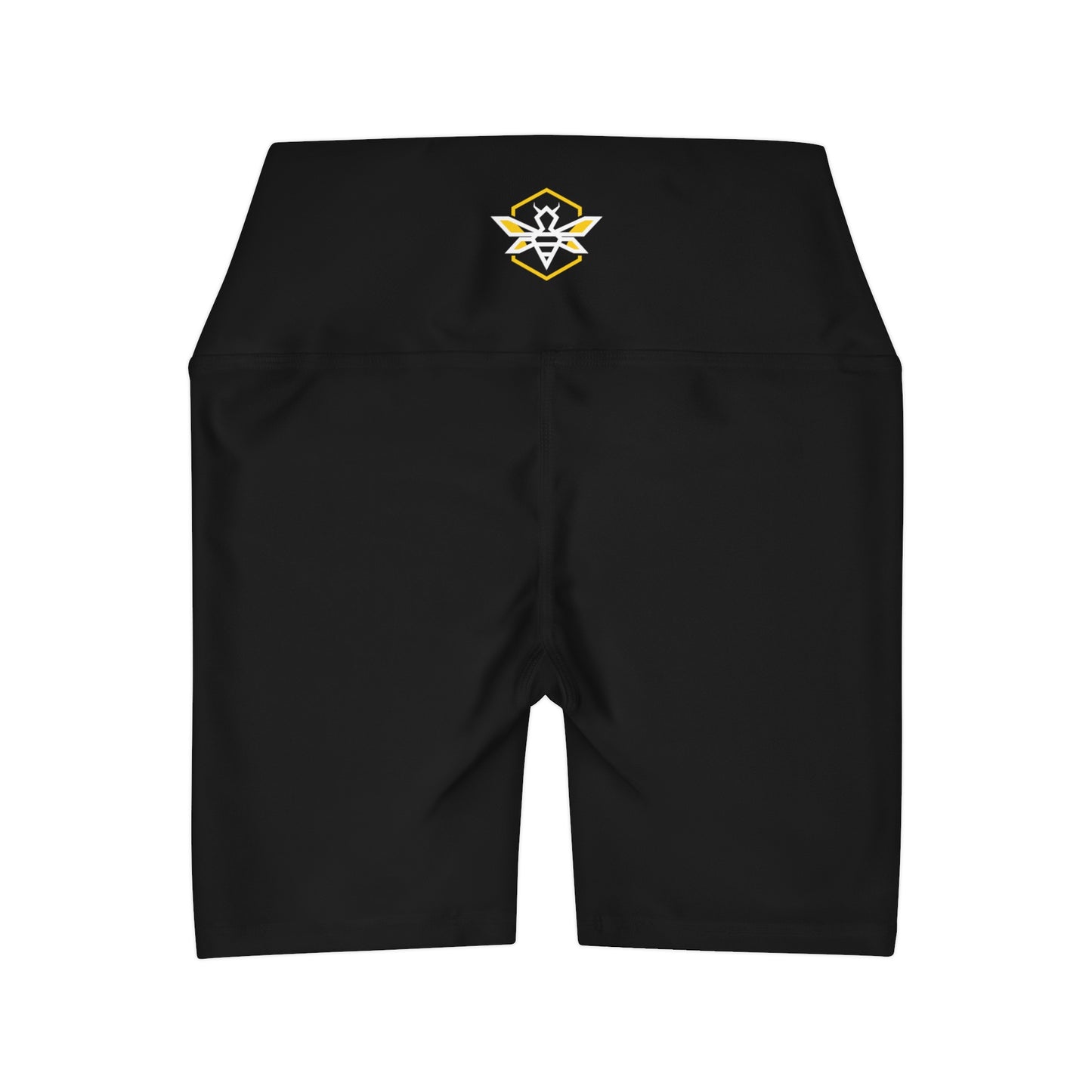 Black High Waisted Yoga Shorts