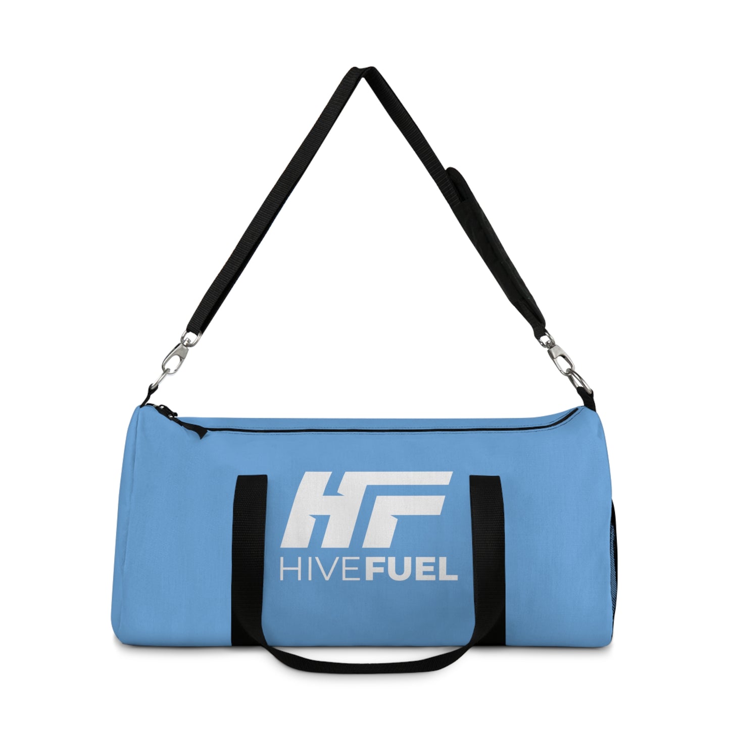 Light Blue Gym Duffel Bag