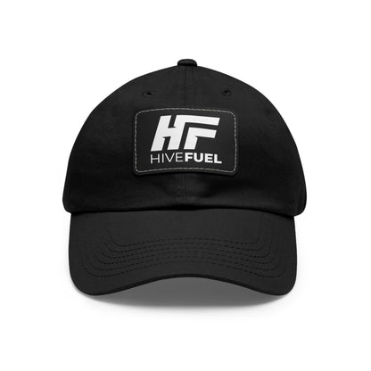 Hive Fuel Dad Hat with Leather Patch