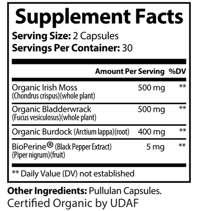 Hive Fuel Sea Moss Supplement (60 Capsules)