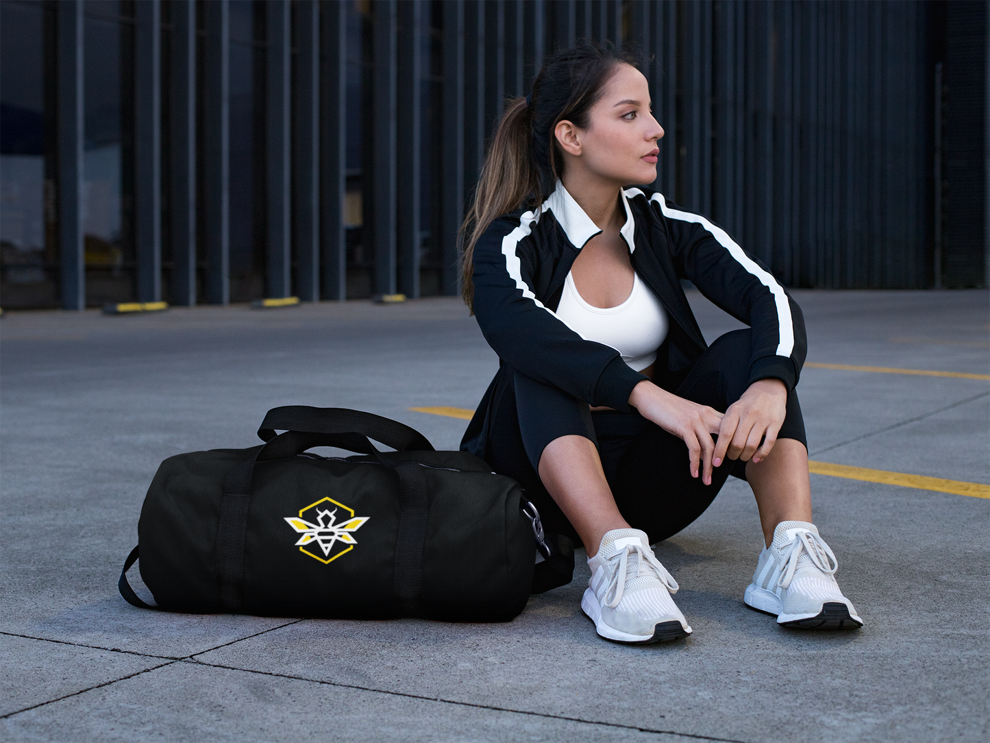 Hive Fuel Bee Black Gym Duffel Bag